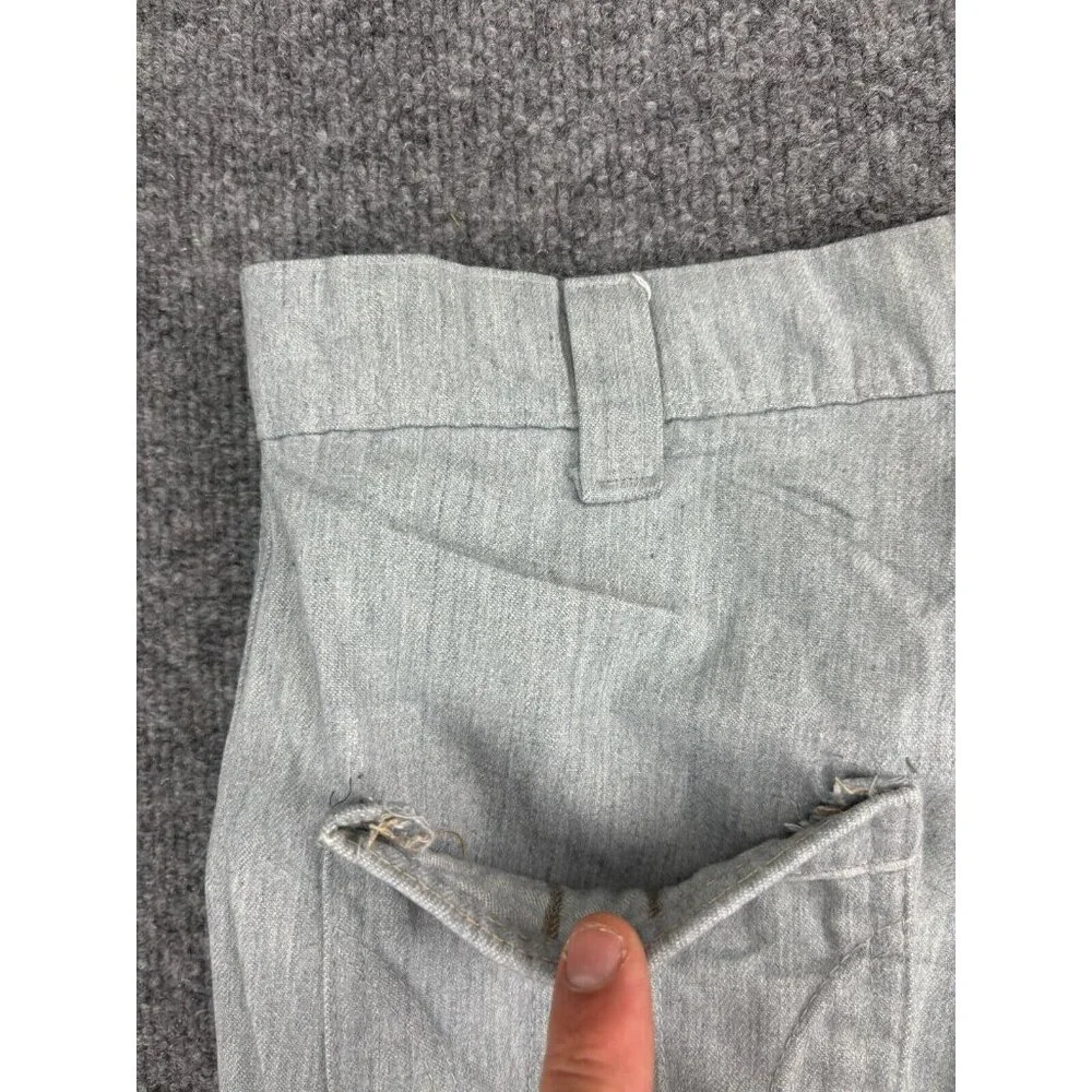 Vintage 70s Levi's Flare Pants Men's W32 x‎ L26 Gray Bootcut USA Made